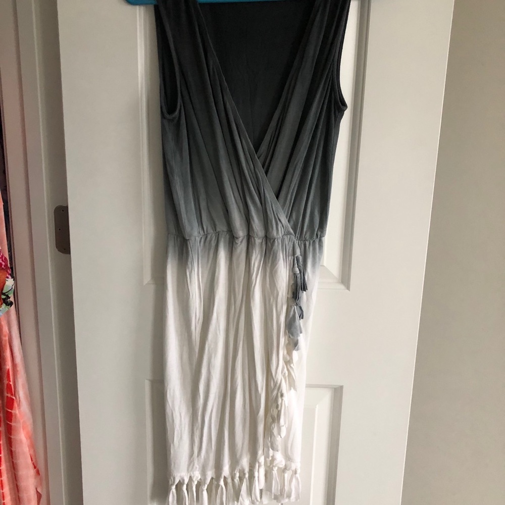 ombré fringe dress
